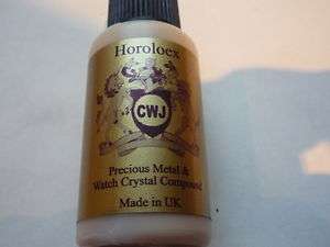 HOROLOEX WATCH GLASS SCRATCH REMOVER POLISH & WATCH CASE CLEANER 