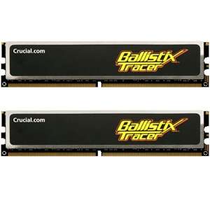 Crucial Ballistix Tracer PC6400 800MHz 4GB DDR2 Dual Channel Desktop 