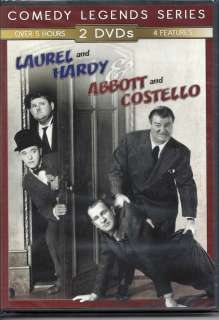 LAUREL AND HARDY ABBOTT AND COSTELLO COMEDY LEGENDS DVD  
