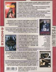PIER PAOLO PASOLINI COLLECTION 4 MOVIES MEDEA DVD SET  