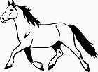 Aufkleber Quarter Horse Western Pony Pferd 000606, Aufkleber Lachendes 