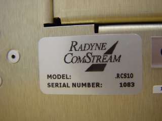 Radyne Comstream Redundancy Control System RCS10 RCS 10  