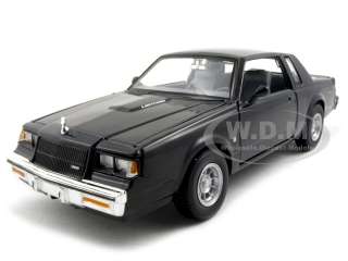 1987 BUICK REGAL BLACK 124 DIECAST MODEL CAR MOTORMAX  