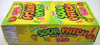 detailed description sour patch kids 1 box of 24 packages