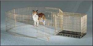 exercise pen crate provides the freedom to move and play while adding 