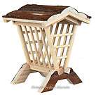 Stand Heuraufe mit Dach 45 × 33 × 32 cm Natural Living 