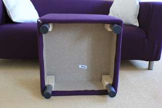 Bezug passend für IKEA KLIPPAN Hocker, Deep Purple (lila), OVP  