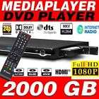 2000 GB FULL HD MEDIA PLAYER XMP600 DVD LAUFWERK HDMI