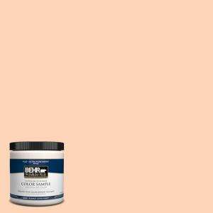 BEHR Premium Plus 8 oz. Peach Beige Interior/Exterior Paint Tester 