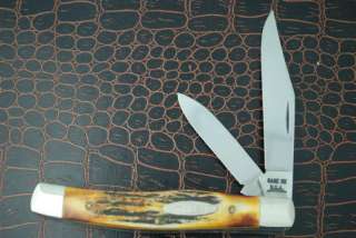 CASE XX USA 10 DOT 1970 BURNT STAG JACK KNIFE 5232 NICE  
