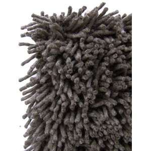 Shaggy Teppich gravel wolle grau 170x240 cm  Küche 