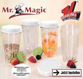 Mr. Magic Mixer Entsafter Küchenmaschine Standmixer Smoothie Maker 