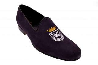 Limited Edition Purple Suede Slippers Saxone 7 (41)  