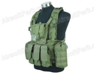 1000D Eagle Tactical Molle RRV Scout pouches Vest   Olive Drab  