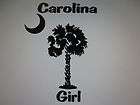 sc south carolina girl palmetto tree decal sticker expedited shipping