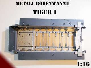 Metall Bodenwanne Panzer Tiger I Heng Long 116  