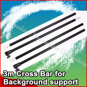 New Photo Studio 3m Cross Bar for Background Backdrop Support Load 