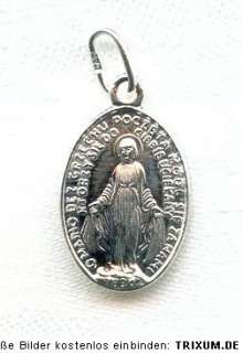 Wunderbare Medaille Silber 925 Silver Miraculous Medal Plata Medalla 