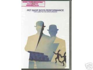 DVD PET SHOP BOYS PERFORMANCE LIVE 1991 SHOW SEALED DVD  