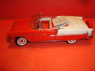 Franklin Mint 1955 Chevy Belair Conv. Diecast Model Car 1/24 Scale 