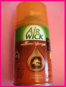 Air Wick Freshmatic spray Refill Crackling Fire Warming  