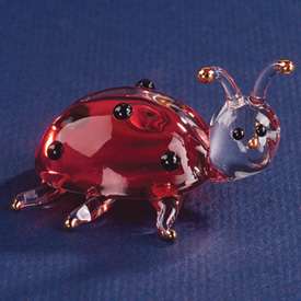 New Red Ladybug Glass Figurine Makes a Perfect Gift  