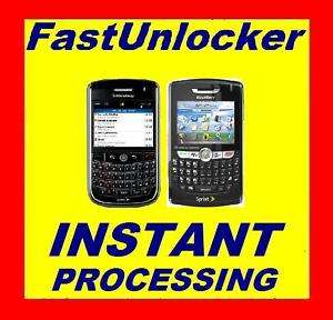 UNLOCK Code for SPRINT Blackberry 8830 World Edition  