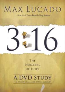   DVD Group Study Curriculum 316 Numbers of Hope   Max Lucado  
