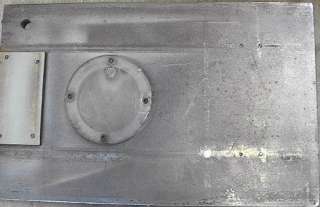 The image above shows the inside of the chamber door. Note the spot 