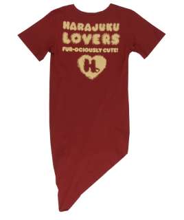 Harajuku Lovers Red G Rabbit Girls Tee Shirt 2359  