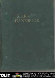 1925 1926 Marmon Model 74 D74 Salesmans Data Book Showroom Album 