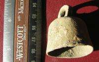 Metal Detector Find  Ancient Artifact   BRONZE BELL 8104  