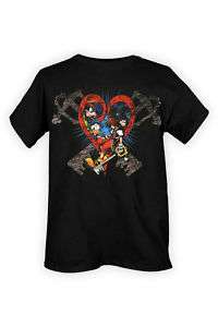 Disney Kingdom Hearts Crossed T Shirt  
