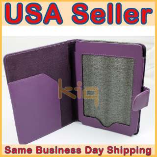   Case Cover Purple for  Kindle Touch with Screen Protector  