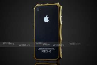 iHedgehog High Tech Aluminum/Aluminium Bumper Case for Apple iPhone 4 