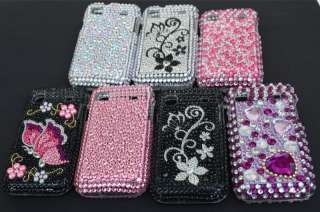 Samsung Galaxy S i9000 STRASS lack Cover Hülle Bling  