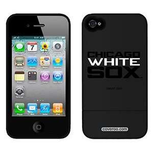  Chicago White Sox bigger text on AT&T iPhone 4 Case by 