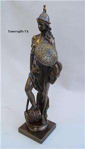 Artemis Diana Greek Goddess of Hunting Statue Bronzed  