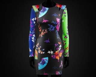 VERSACE for H&M Black Silk Floral Patterned Dress BNWT  Size 10  