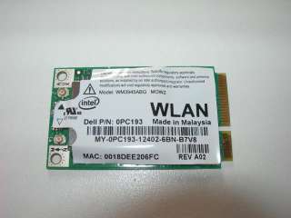   Carte WIFI P/N 0PC193 Dell Inspiron 640M XPS M1330