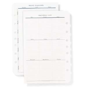  Franklin Covey Compact Menu Day Planner/Shopping List 