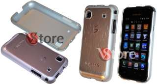   Metallo Metal Silver Per SAMSUNG Galaxy S Plus i9001 + Pellicola