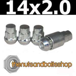 LOCKING ALLOY WHEEL LOCK NUTS FOR FORD TRANSIT  
