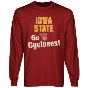  NCAA Iowa State Cyclones Cheering Section Long Sleeve T 