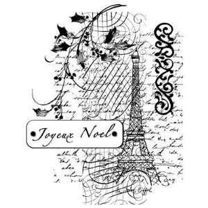  Christmas in Paris   Rubber Stamps Arts, Crafts & Sewing