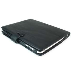  Kroo Manhatten Leather Portfolio for the Apple iPad (Black 