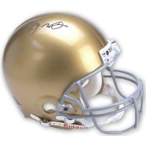   Signed Notre Dame Fighting Irish Authentic TB Helmet  Montana Hologram