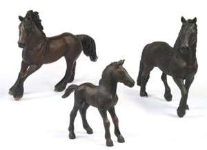 NEW* SCHLEICH Frisian Horses   Set of 3 13667, 13604 and 13622