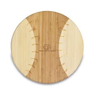 , University of   Homerun cutting board is a 12 round x 0.75 board 