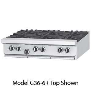 Natural Gas Garland G36  2G24T 2 Burner Modular Top 36 Gas Range with 